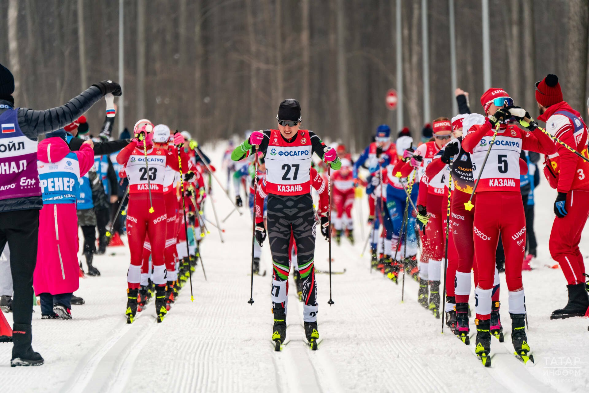 Сборная Татарстана заняла первое и второе места на Чемпионате России по лыжам