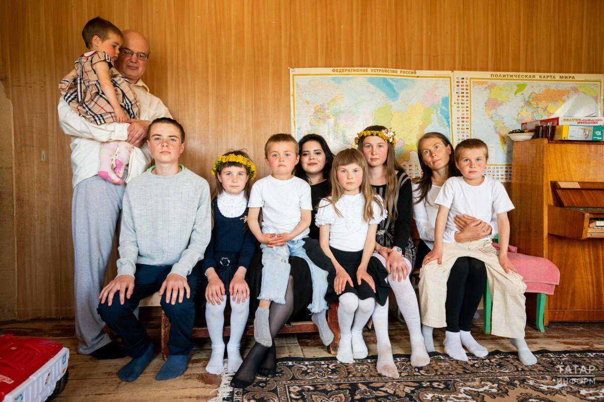 Число многодетных семей в Татарстане выросло в 2,4 раза за 12 лет