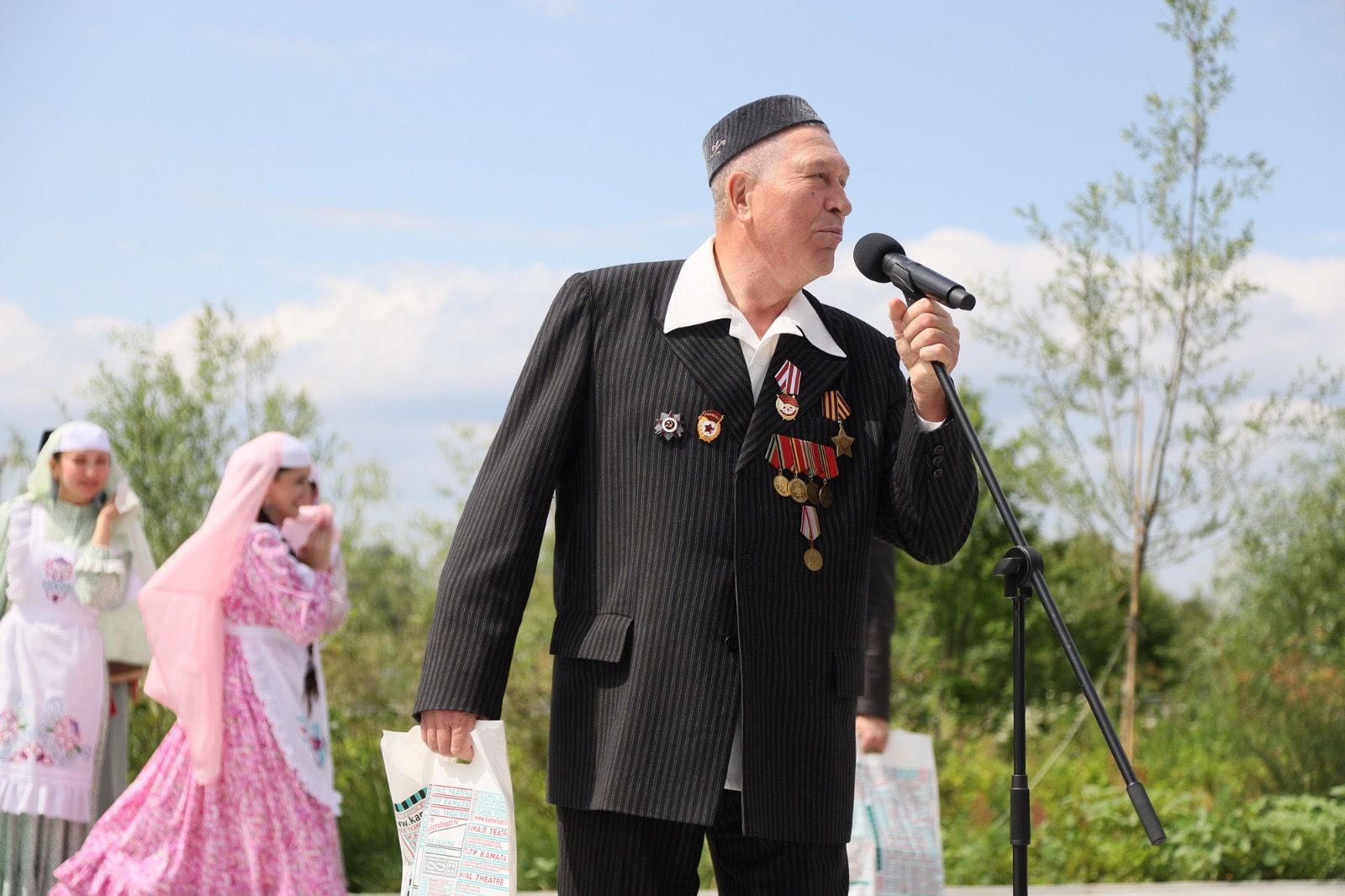 В Казани прошла традиционная церемония сбора подарков для батыров Сабантуя