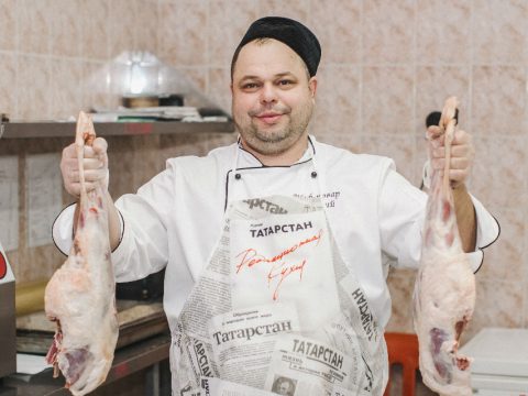Шашлык и калжа от шеф-повара Георгия Тамразова