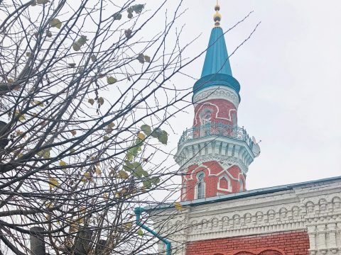 Розовая мечеть в Казани
