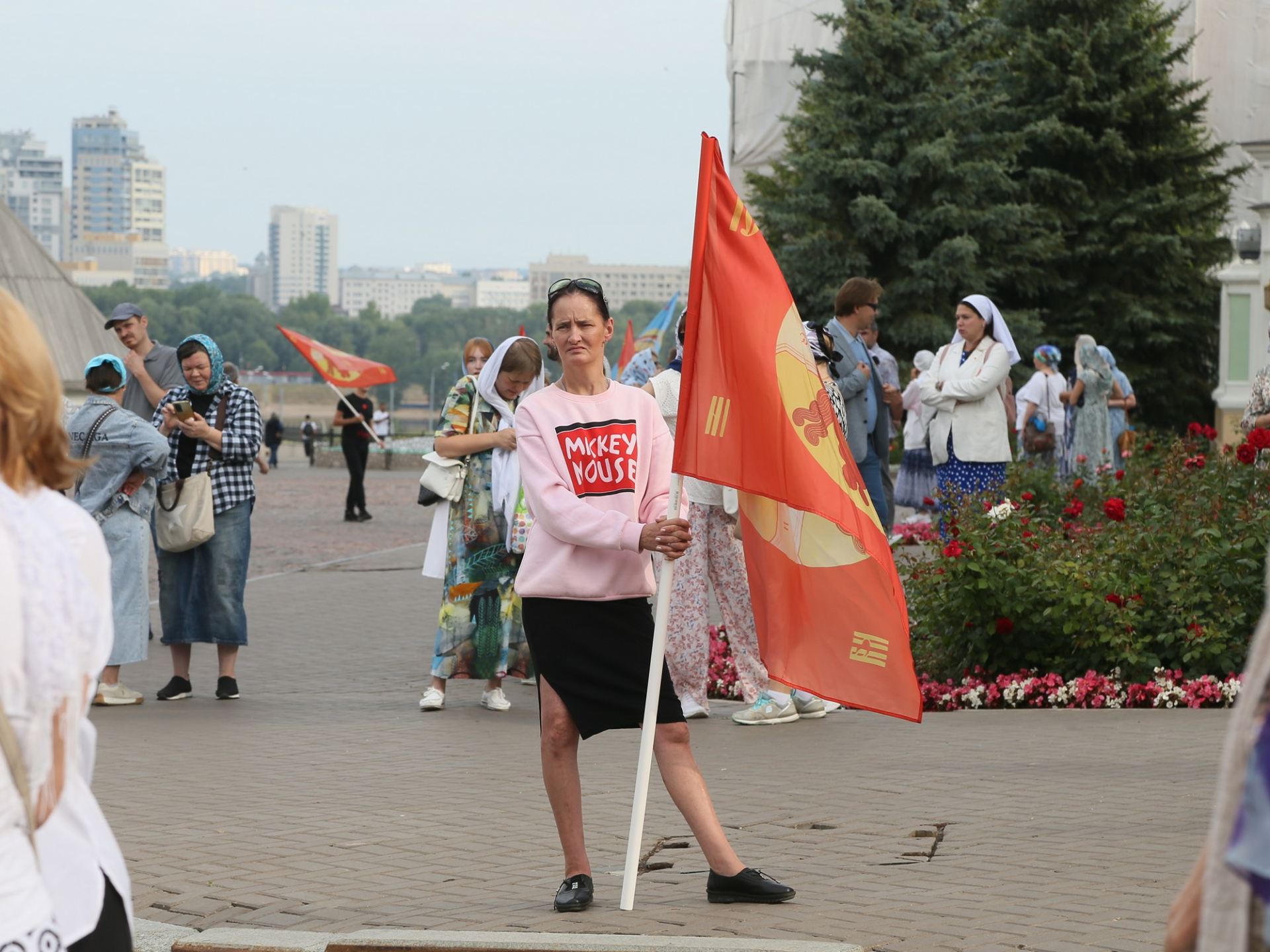 В Казани прошел крестный ход, посвященный 445-летию явления Казанской Иконы Божией Матери