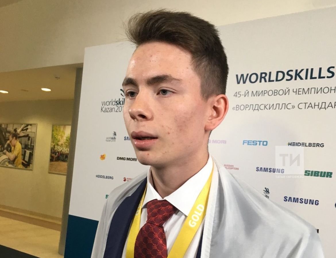 Айдар Минеев из Татарстана завоевал «золото» в компетенции «Изготовление прототипов»